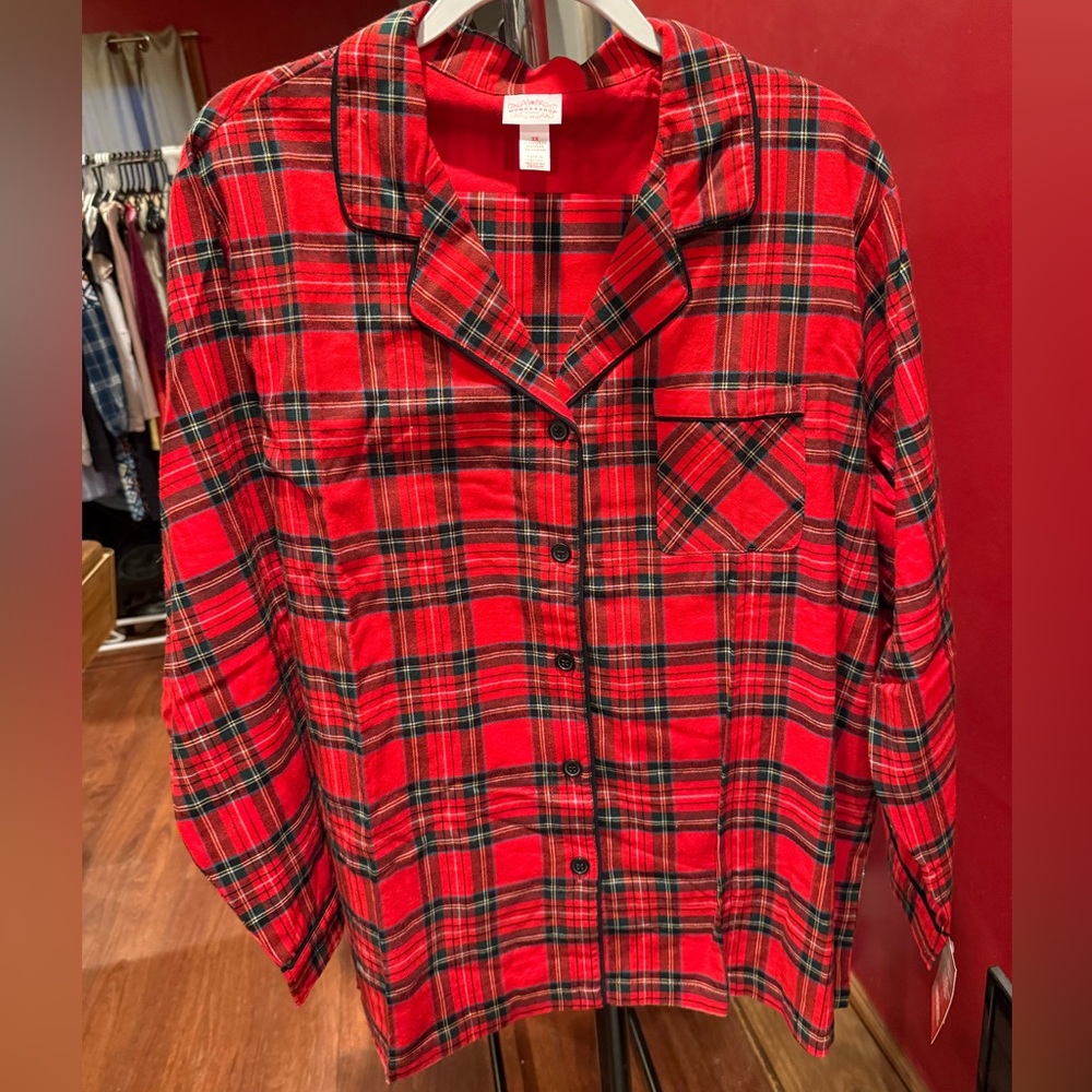 Target Red Plaid 2-Piece Pajama Set